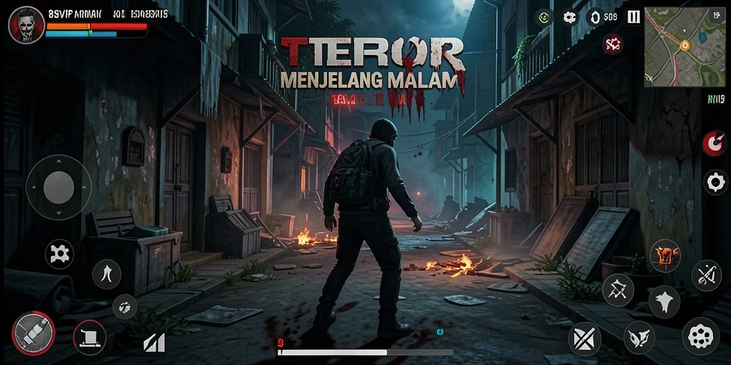 Tangkapan layar gameplay 8SVIP yang mengerikan dan menegangkan.