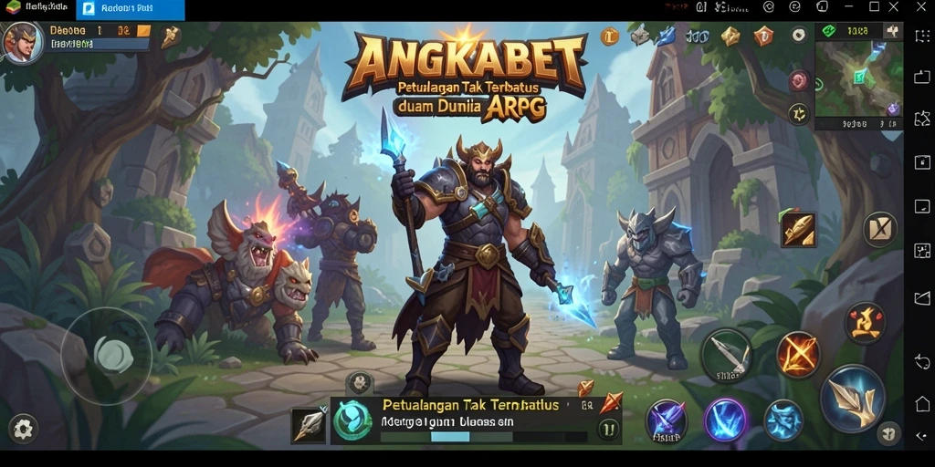 Tampilan gameplay ARPG yang mendebarkan dari ANGKABET.