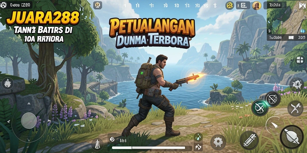 Tampilan gameplay menarik dari JUARA288 di dunia yang luas.