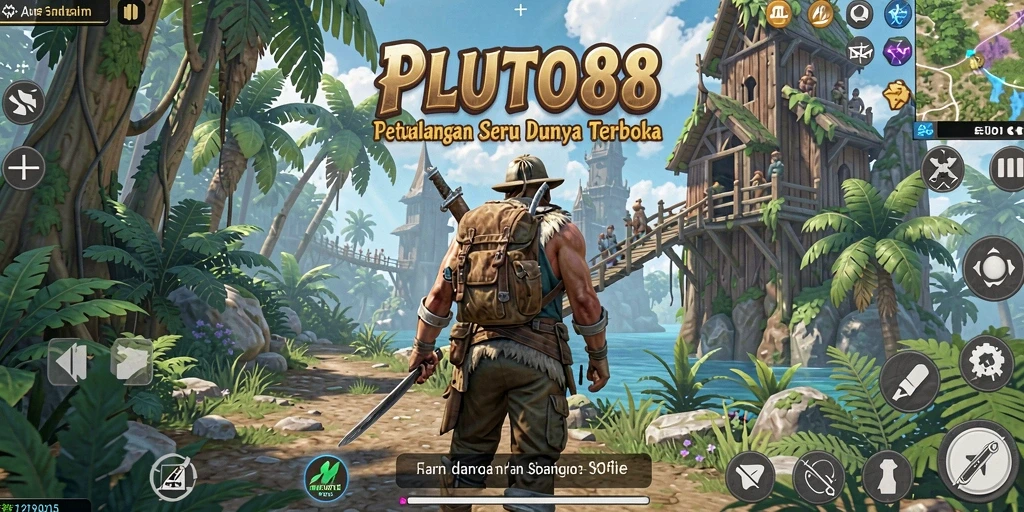 Tangkapan layar gameplay Open World di PLUTO88 yang menakjubkan.