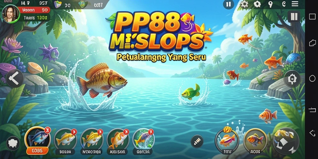 Screenshot dari gameplay Fishing yang seru di PP88SLOTS.