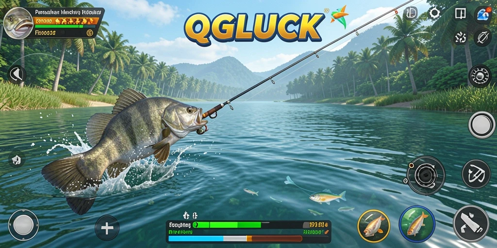Tangkapan hebat dalam game Fishing QGLUCK.