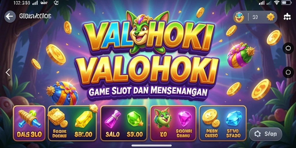 Tampilan gameplay menarik dari game Slot VALOHOKI.